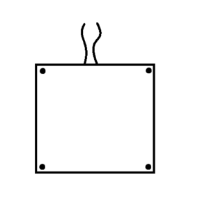 MICA SQUARE PLATE